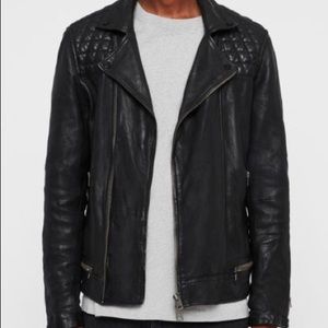 All Saints “Conroy” Leather biker jacket (men’s L)
